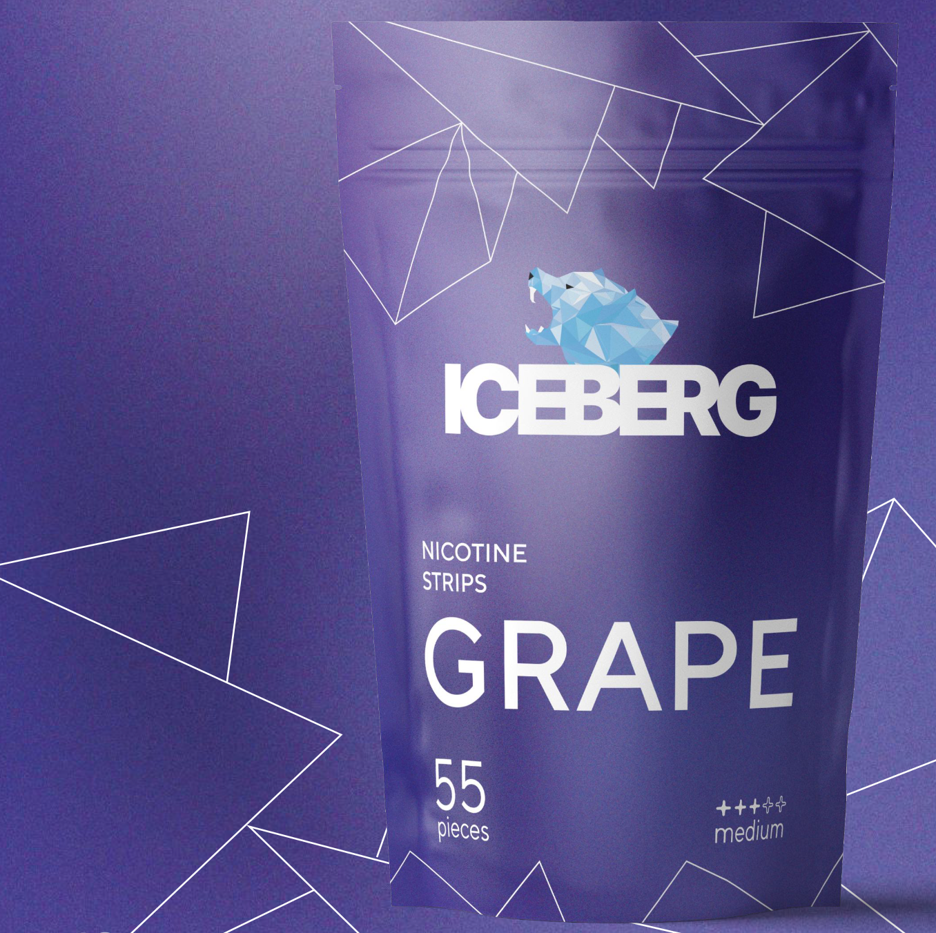 ICEBERG Nicotine Cotton Strips - Grape