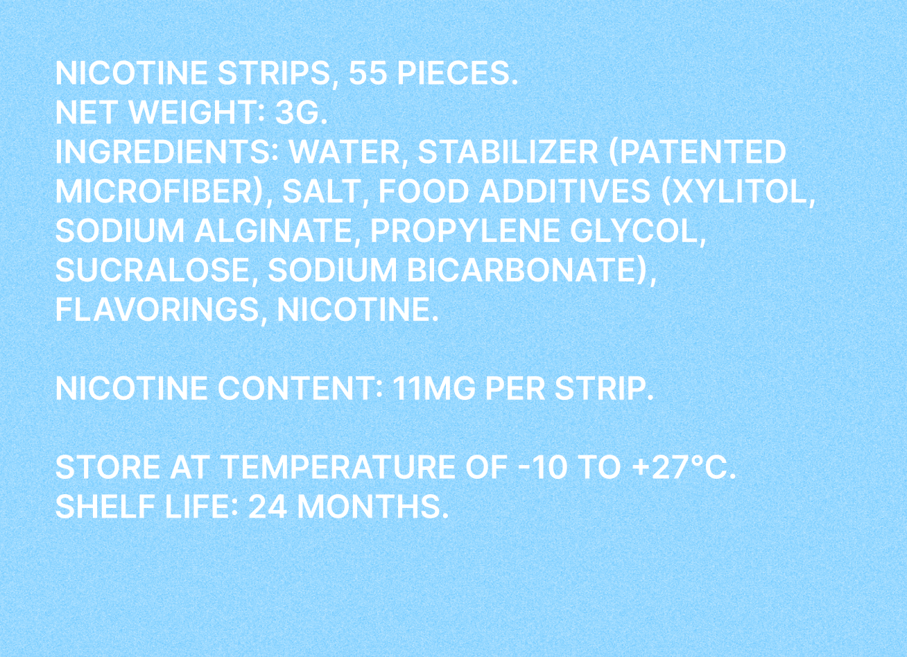 ICEBERG Nicotine Cotton Strips - Mint