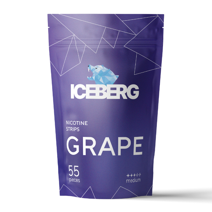 ICEBERG Nicotine Cotton Strips - Grape