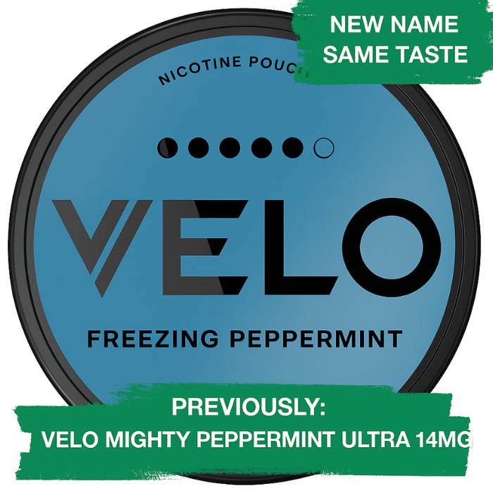 VELO Freezing Peppermint Ultra (VELO Mighty Peppermint Ultra*)