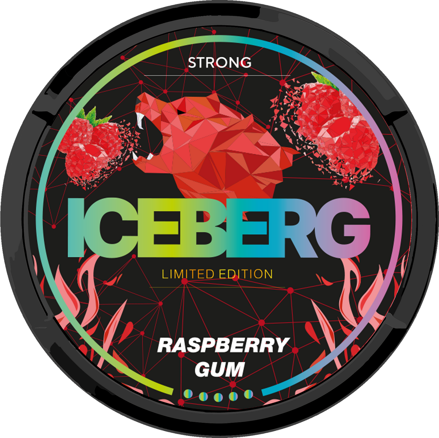 ICEBERG Raspberry Gum Strong-20 mg/g