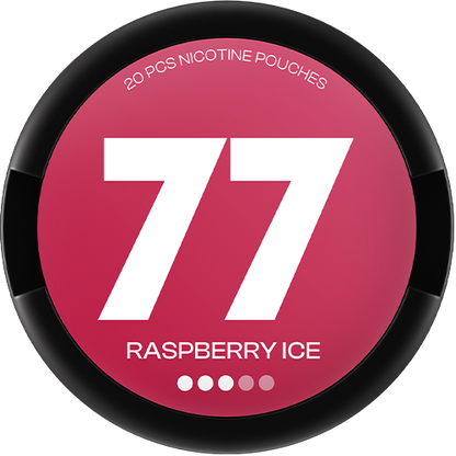 77 POUCHES Raspberry Ice