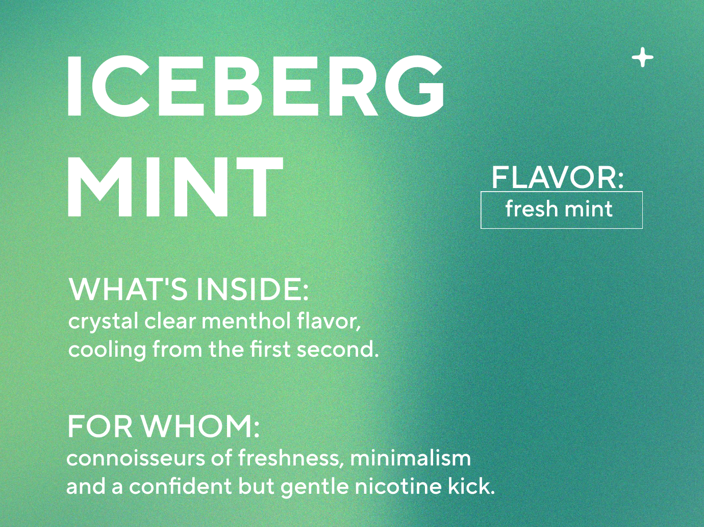 ICEBERG Nicotine Cotton Strips - Mint