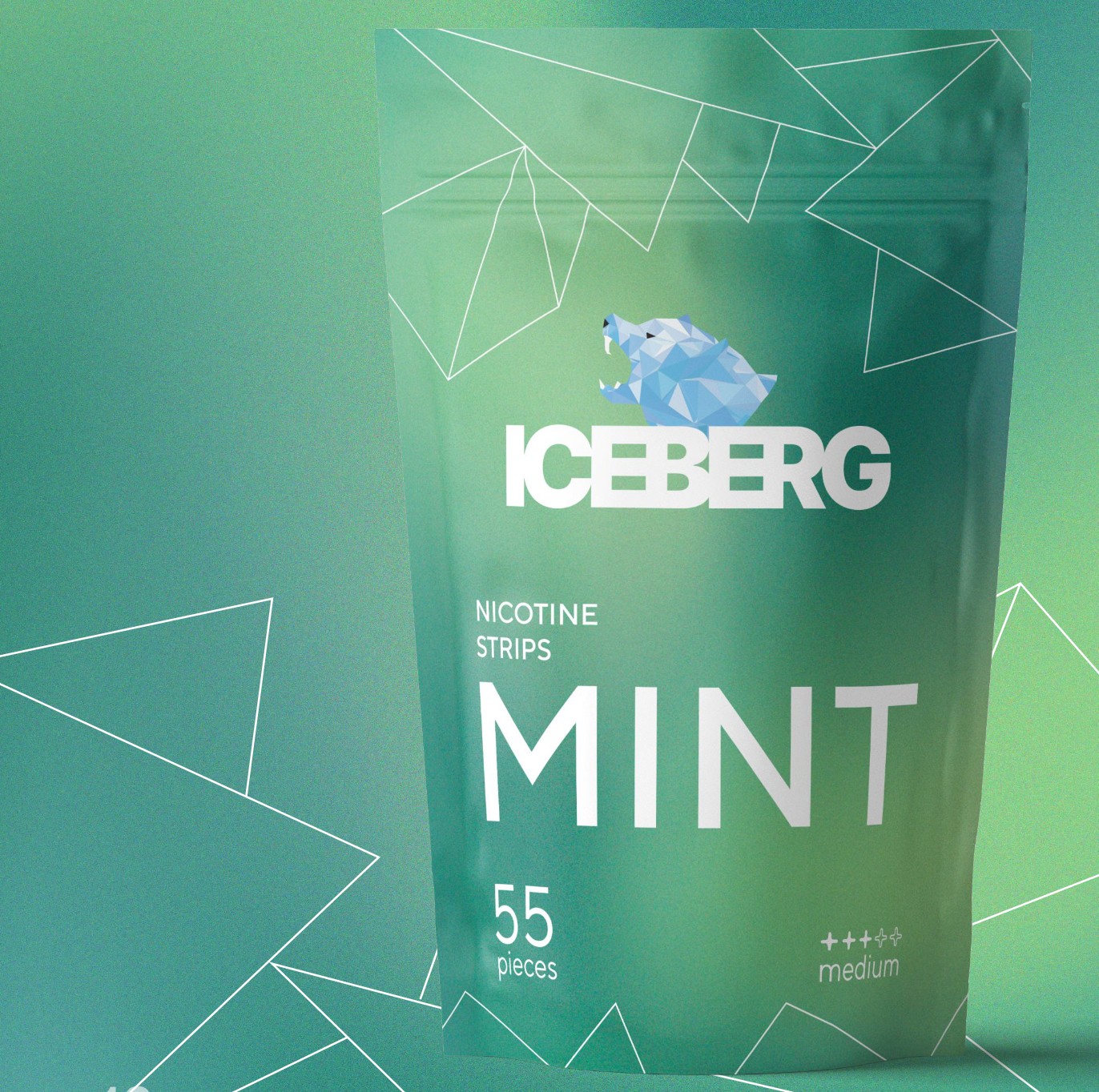 ICEBERG Nicotine Cotton Strips - Mint