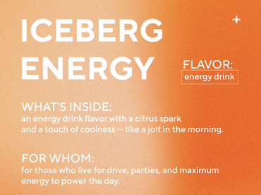 ICEBERG Nicotine Cotton Strips - Energy Drink