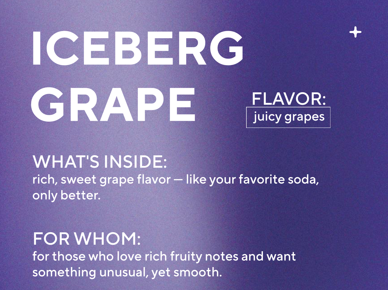 ICEBERG Nicotine Cotton Strips - Grape