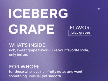 ICEBERG Nicotine Cotton Strips - Grape