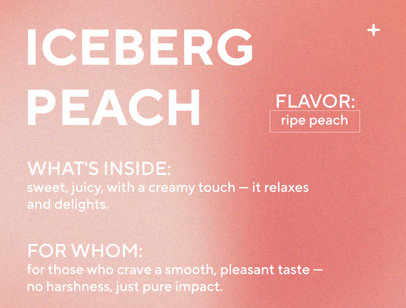 ICEBERG Nicotine Cotton Strips - Peach