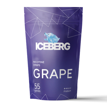 ICEBERG Nicotine Cotton Strips - Grape