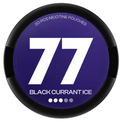 77 POUCHES Black Currant Ice