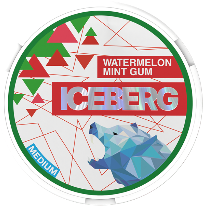 ICEBERG Watermelon Mint Gum Medium
