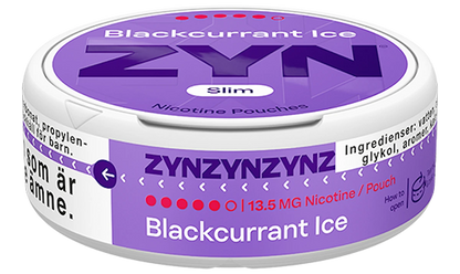 ZYN Blackcurrant Ice S5