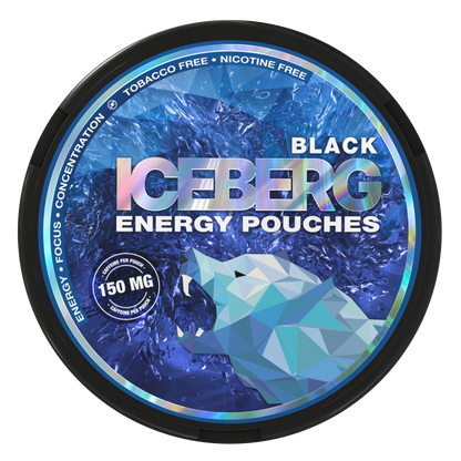 ICEBERG Energy Pouches Black 150mg