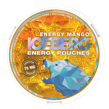 ICEBERG Energy Pouches Energy Mango 75mg