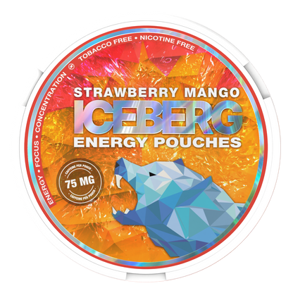 ICEBERG Energy Pouches Strawberry Mango 75mg