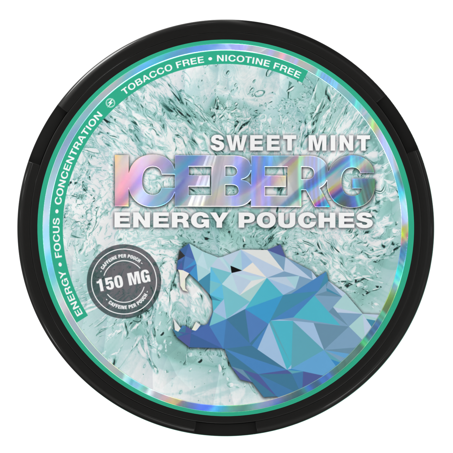 ICEBERG Energy Pouches Sweet Mint 150mg