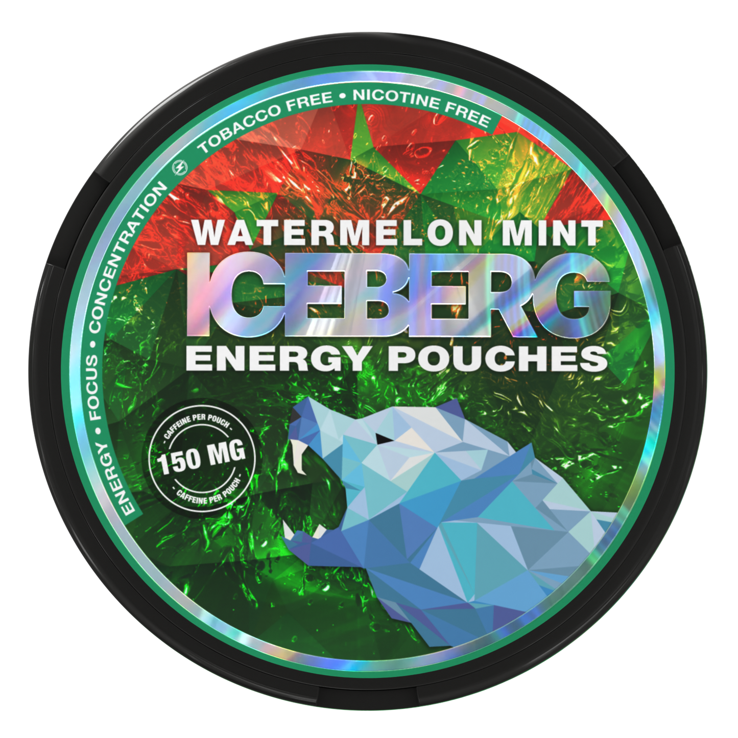 ICEBERG Energy Pouches Watermelon Mint 150mg