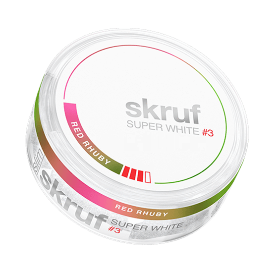 SKRUF Super White #3 Red Rhuby