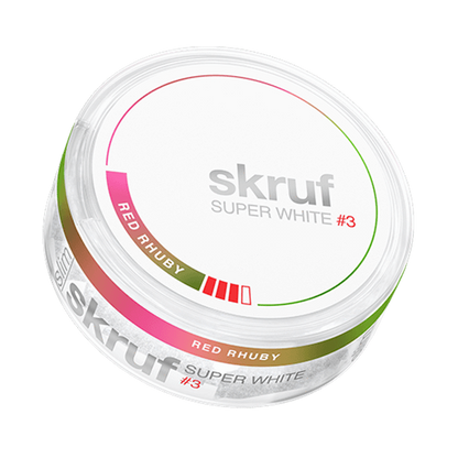 SKRUF Super White #3 Red Rhuby