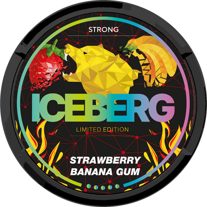 ICEBERG Strawberry Banana Gum Strong-20 mg/g